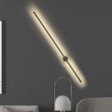 Ultra-Slim Aluminum LED Wall Sconce Lamp - Modern Minimalist Design