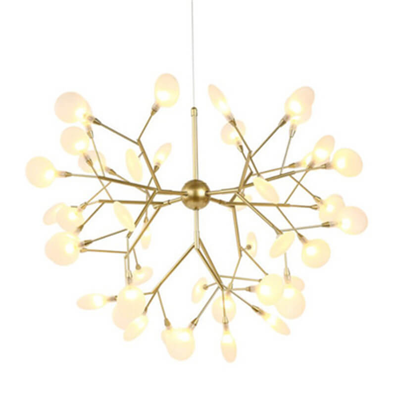 Modern Metal Branches LED Chandeliers - 27 or 36 Firefly Lights