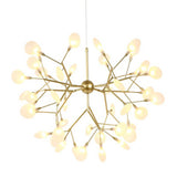Modern Metal Branches LED Chandeliers - 27 or 36 Firefly Lights
