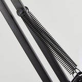 Modern Minimalist Retractable Long-Arm Clip Table Lamp – Iron & ABS, 1-Light Bedside Bedroom Lamp