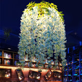 Industrial Colorful Flower Globe Chandeliers - 1/3/5-Light Options