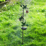 Solar Iron Garden Lights Set – Hummingbird, Butterfly & Dragonfly Lawn & Landscape Accent