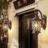 European Palace Outdoor Waterproof 1-Light Wall Sconce Lamp – Elegant Exterior Lighting