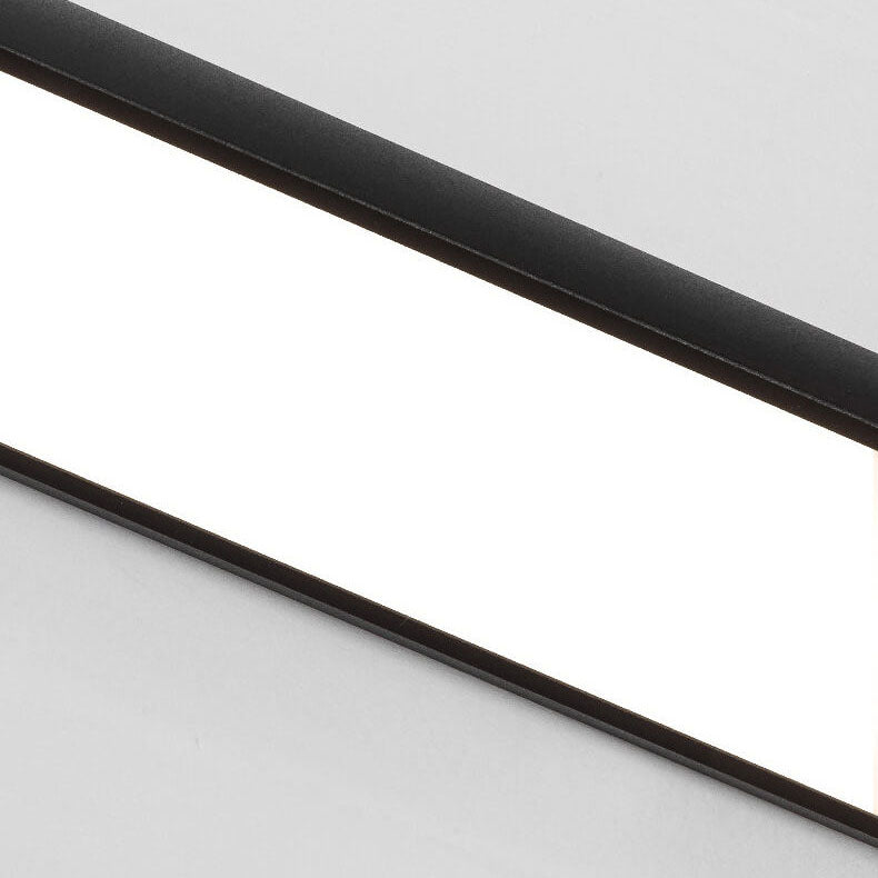 Sleek Modern Outdoor LED Wall Sconce Lamp - Long-Bar Aluminum & Acrylic, Waterproof