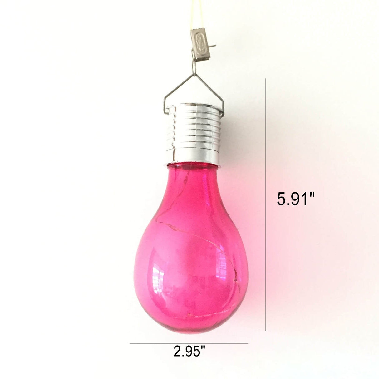 Creative Colorful Plastic Solar LED Outdoor Hanging Lights