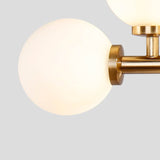 Nordic Light Luxury Glass Ball Chandelier - Magic Bean Island Light, 16-Light