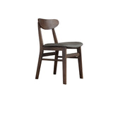 Nordic Contemporary Rectangular Ash Wood Slab Dining Table & Chairs Set - Seats 4-6