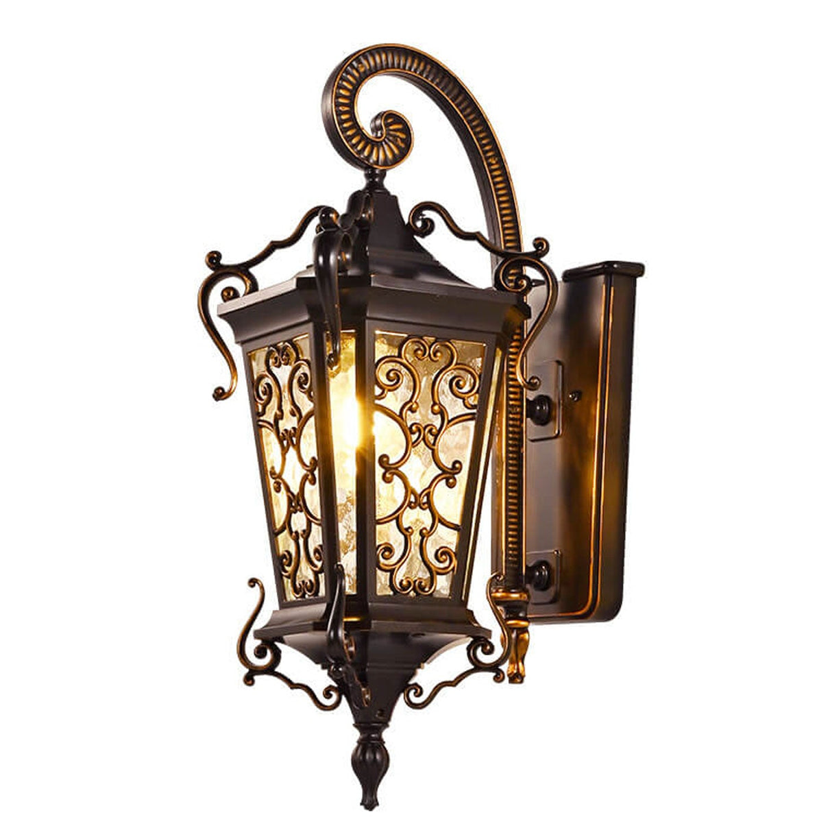 European Palace Outdoor Waterproof 1-Light Wall Sconce Lamp – Elegant Exterior Lighting