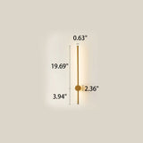 Ultra-Slim Aluminum LED Wall Sconce Lamp - Modern Minimalist Design