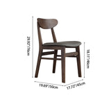 Nordic Contemporary Rectangular Ash Wood Slab Dining Table & Chairs Set - Seats 4-6