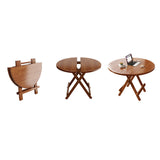 Sleek Contemporary Scandinavian Round Dining Table with MDF Top and Steel Base — Seats 4