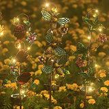 Solar Iron Garden Lights Set – Hummingbird, Butterfly & Dragonfly Lawn & Landscape Accent