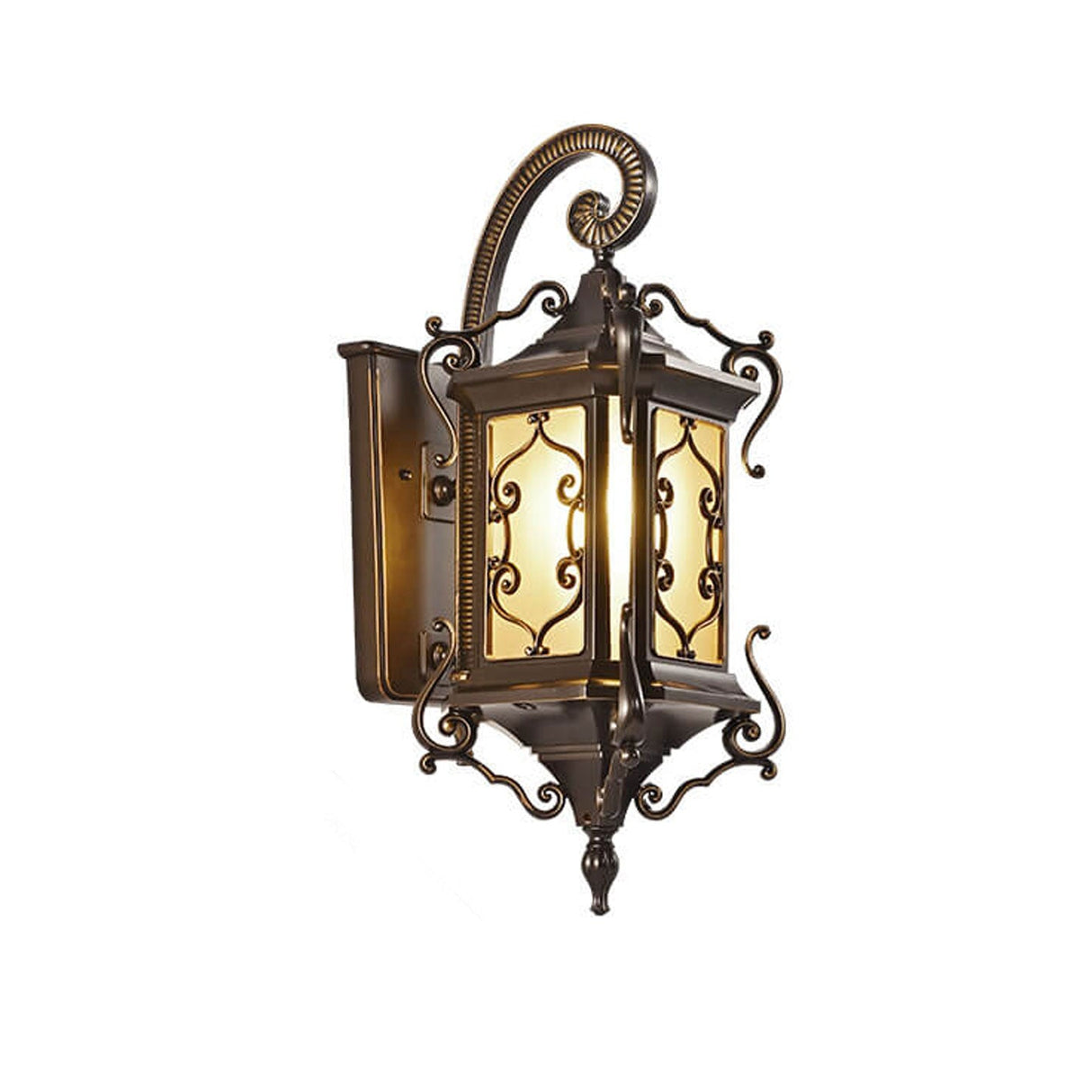 European Palace Outdoor Waterproof 1-Light Wall Sconce Lamp – Elegant Exterior Lighting