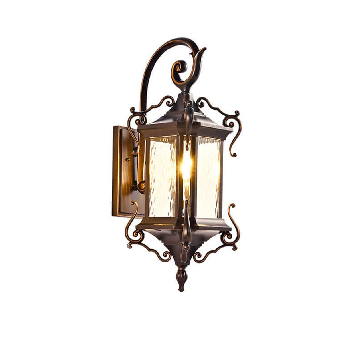 European Palace Outdoor Waterproof 1-Light Wall Sconce Lamp – Elegant Exterior Lighting