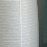 Nordic Minimalist Rice Paper Column Floor Lamp, 2-Light Standing Lamp