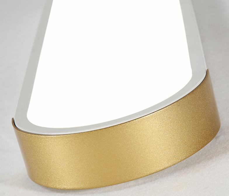 Sleek Modern Minimalist Rectangular Ring LED Flush-Mount Ceiling Light