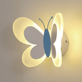 Whimsical Butterfly Acrylic LED Wall Sconce - 1-Light