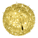 Twisted Ball LED Outdoor Hanging Light – Waterproof, Decorative Garden Light