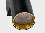 Sleek Aluminum 2-Light Cylindrical Wall Sconce Lamp