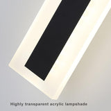 Sleek Elongated Bar 1-Light LED Outdoor Wall Light – Waterproof Acrylic Fixture