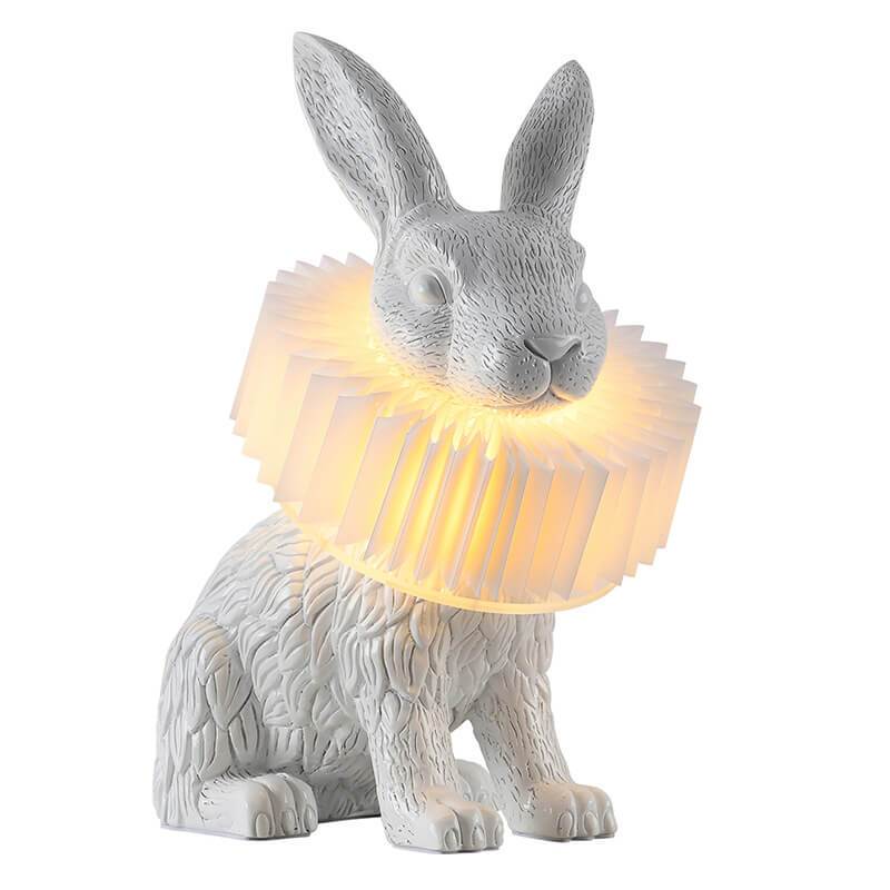 Contemporary Resin Rabbit LED Table Lamp - One-Light Creative Home Accent