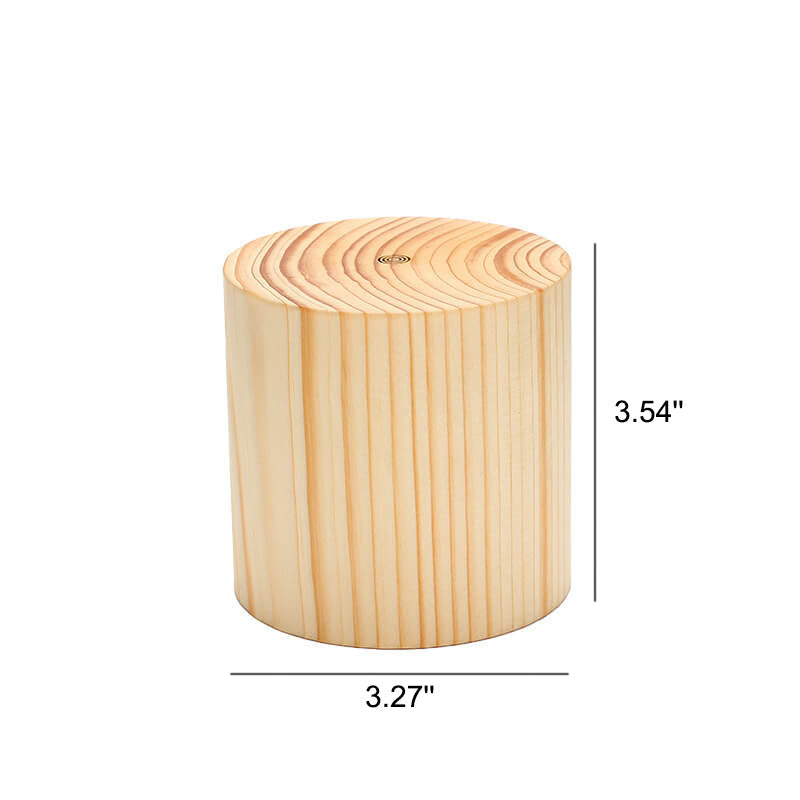 Creative Wooden LED Touch Night Light Table Lamp