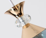 Nordic Gradient Glass Orb Chandelier - 3-Light Modern Pendant