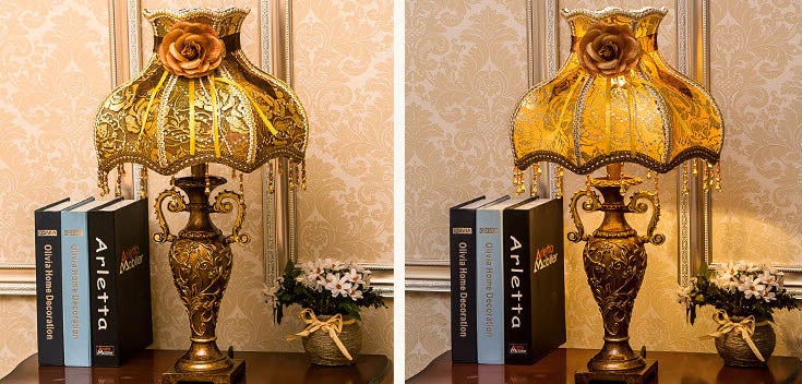 European Vintage Fabric 1-Light Table Lamp – Antique-Style Elegance for Classic Interiors