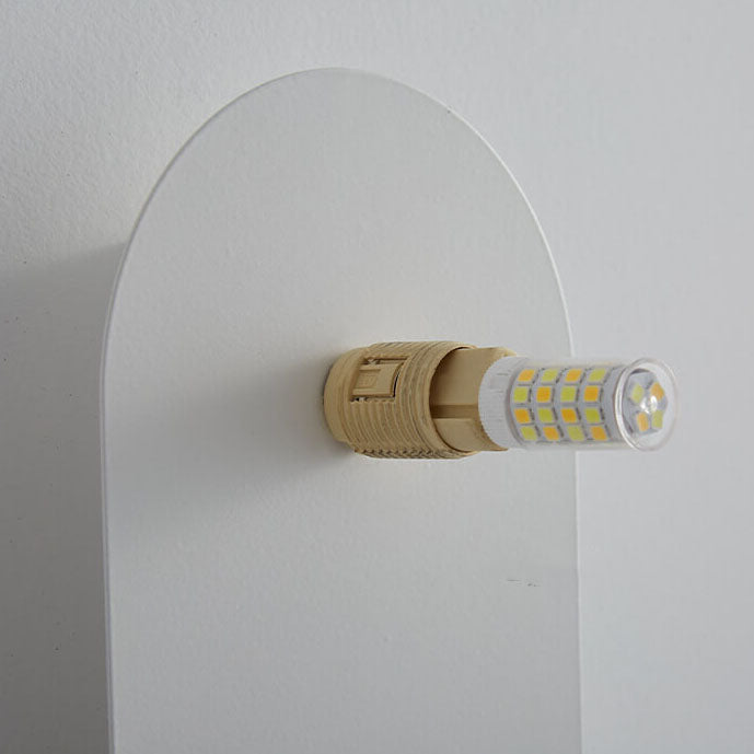 Nordic Minimalist Glass Ring Base Wall Sconce — 1-Light Modern Lamp