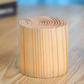 Creative Wooden LED Touch Night Light Table Lamp
