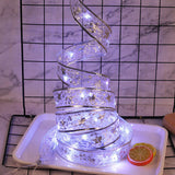 LED String Lights for Christmas Tree Decoration - Ribbon Gift