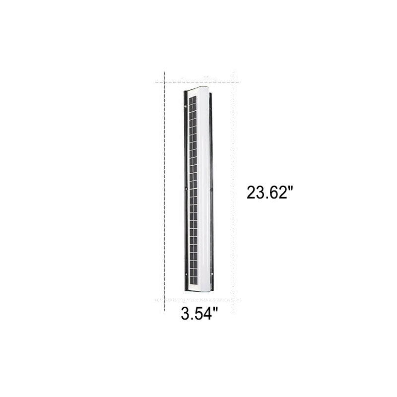 Modern Long Acrylic Solar LED Wall Light – Waterproof Outdoor Garden Lighting