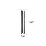 Modern Long Acrylic Solar LED Wall Light – Waterproof Outdoor Garden Lighting