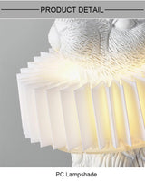 Contemporary Resin Rabbit LED Table Lamp - One-Light Creative Home Accent