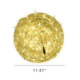 Twisted Ball LED Outdoor Hanging Light – Waterproof, Decorative Garden Light
