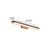 European-Style Minimalist Circular Aluminum LED Vanity Light – Front Mirror Wall Sconce Lamp