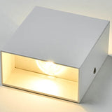 Contemporary Square LED Wall Sconce with Body Sensor – Modern Minimalist Lighting