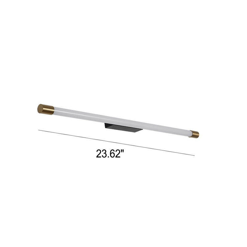 Sleek Modern Minimalist Vanity Wall Sconce — Slim Tube PC LED Lamp