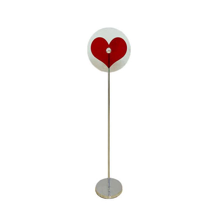 Creative Heart-Shaped 1-Light LED Standing Floor Lamp with Modern Vibes