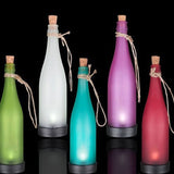5-Pack Solar Wine Bottle LED Lights for Outdoor Decor - Hanging Lights