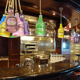 Colorful Bottle Resin Pendant Light — Contemporary Industrial Style, 1-Light