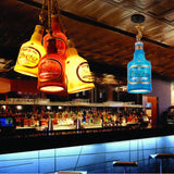 Colorful Bottle Resin Pendant Light — Contemporary Industrial Style, 1-Light