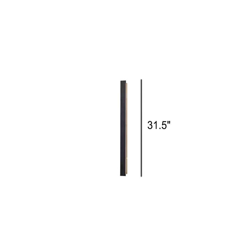Retro Outdoor LED Wall Sconce Lamp - Waterproof Rectangular Strip Light