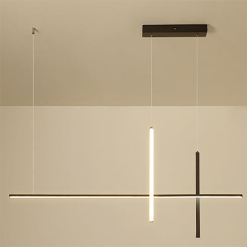 Ultra-Sleek Modern Minimalist Long-Line LED Chandelier