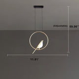 Nordic-Style Bird-Shaped Acrylic LED Chandelier - 1/3/6-Light Options