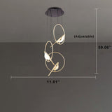 Nordic-Style Bird-Shaped Acrylic LED Chandelier - 1/3/6-Light Options