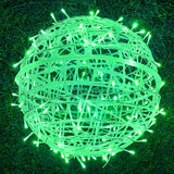 Twisted Ball LED Outdoor Hanging Light – Waterproof, Decorative Garden Light