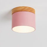 Chic Scandinavian Macaroon Solid Color LED Flush-Mount Ceiling Light