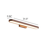 European-Style Minimalist Circular Aluminum LED Vanity Light – Front Mirror Wall Sconce Lamp