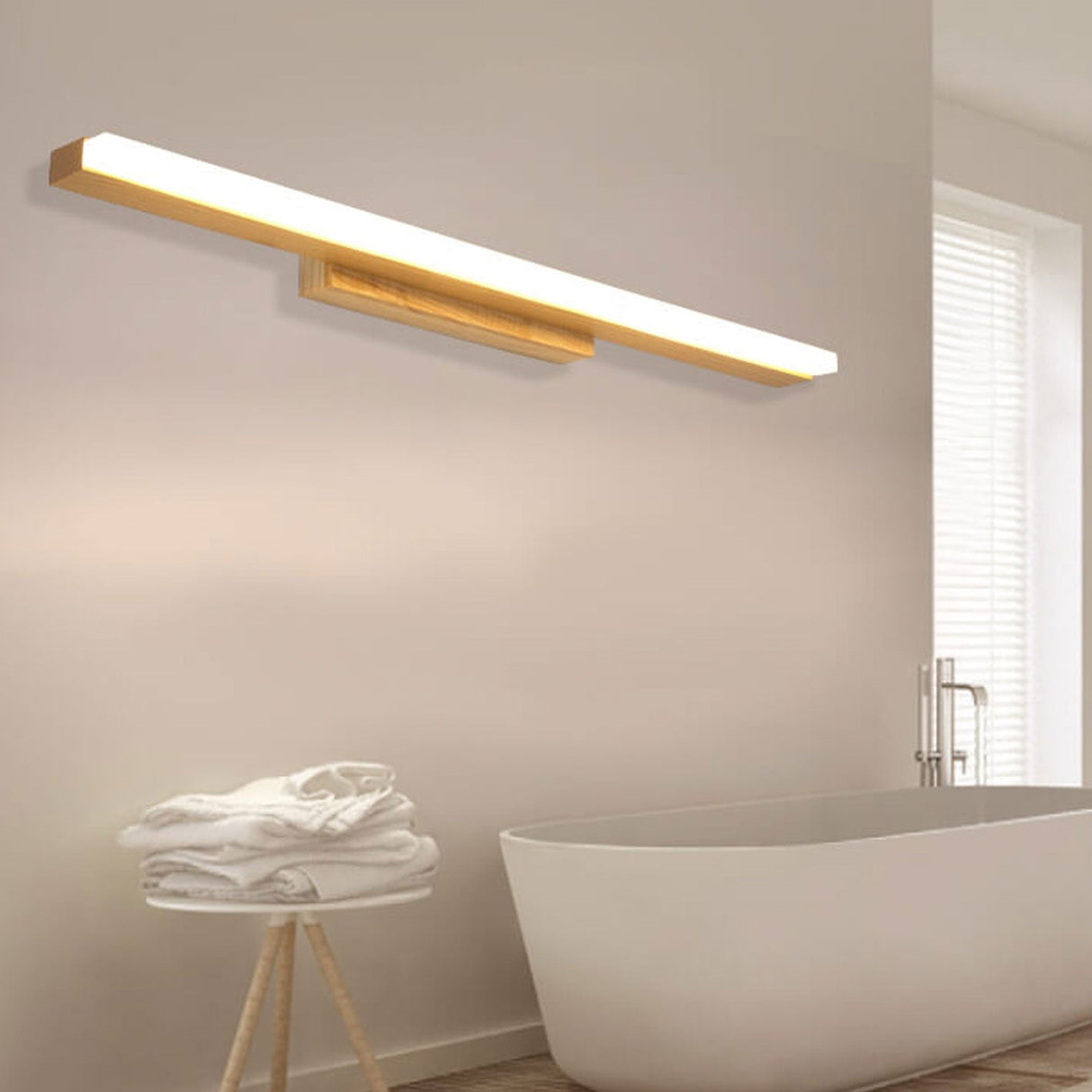 Nordic Minimalist LED Vanity Strip Wall Sconce – Sleek Modern Bath Light
